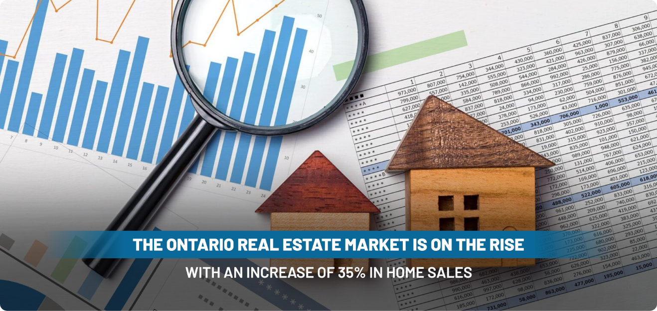 The Ontario Real Estate Market is on the Rise with an increase of 35